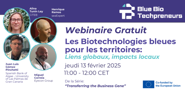 Webinaire biotechnologies bleues pour les territoires